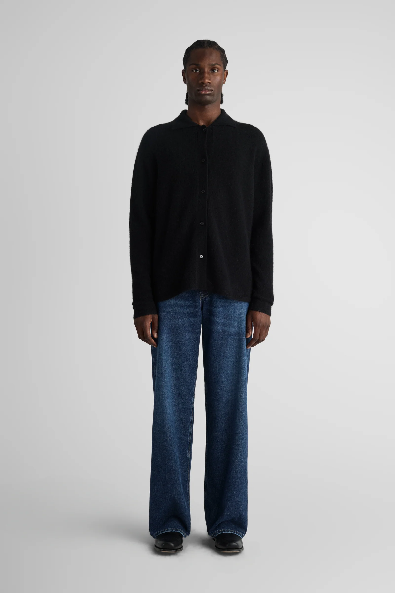 STACK Cardigan Black - m.a.s.
